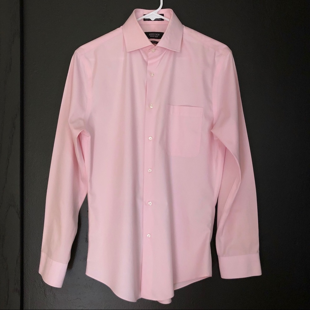 Nordstrom Trim Fit Non-Iron Dress Shirt